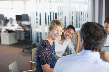 woman in business meeting